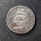 Vintage 1985 USS Constitution 1 Troy Oz Fine SILVER Round Liberty Mint