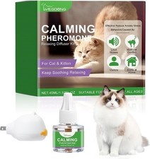 1 Pack 45ml Cat Pheromones Calming Diffuser, Anxiety Relief for Cat Up to 30 Day