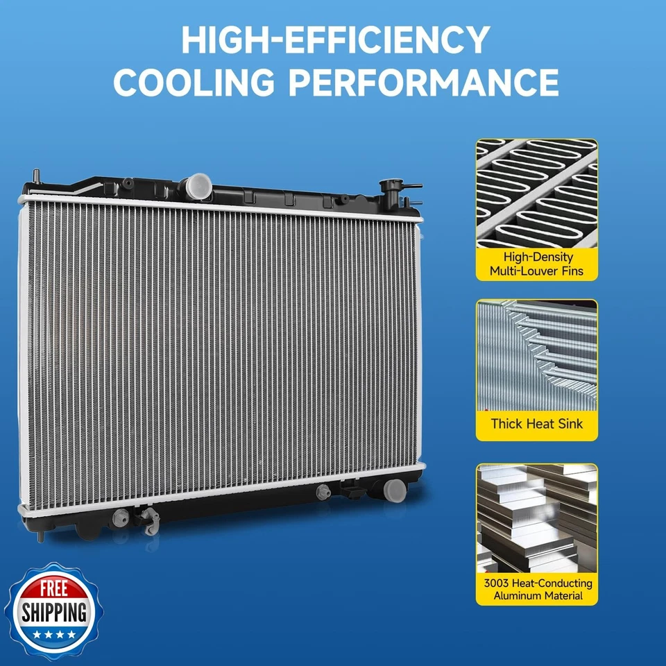 RAYTEN CU2883 Engine Radiator Replacement, Compatible with Ram 2005-2007 Dako - Image 3 of 4