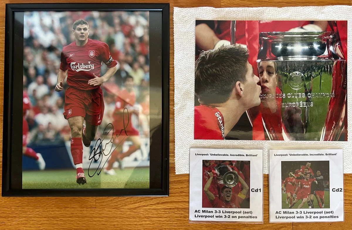 Steven Gerrard Soccer Original Autographed Photos for sale | eBay