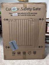 Cumbor Baby and Dog Gate 29.7-46 for Stairs and Doorways