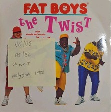 Fat Boys The Twist Vinyl Record 7" VG/VG URB20 1988