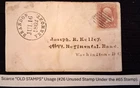 65 Civil War Patriotic - Rare "Old Stamps" "4th Vermont Regimental Band" Design