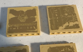 Lego Pharaoh Egyptian Hieroglyphs Panels Star wars panel Indiana Jones parts Lot