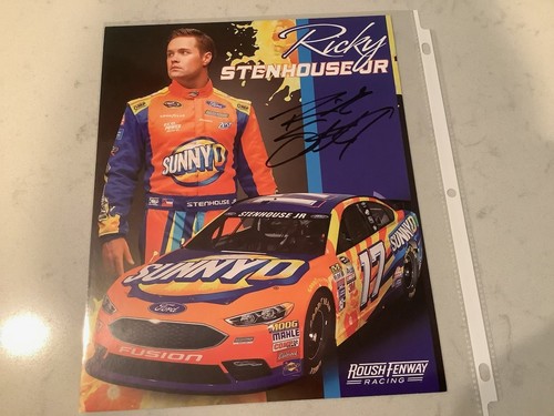 RICKY STENHOUSE JR AUTOGRAPHED 2024 KROGER PALMOLIVE TALLADEGA WIN DIECAST &CARD - Picture 20 of 20