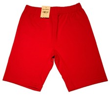 New Hanna Andersson Girls size 5 110 cm Red Stretchy Play Shorts