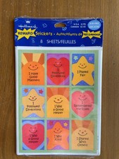 Hallmark Reward Stickers 8 Sheets New Sealed Vintage Stickers