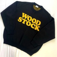 Snoopy m15N Friends Bayflow Knit Sweater Old Clothes Used Condition