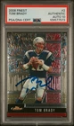 2008 TOPPS FINEST #2 TOM BRADY PSA AUTHENTIC DNA AUTO 10