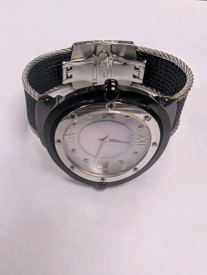 Relógio de quartzo feminino ALOR mostrador esfregão 41mm ref DBB-98-3 nº 0013 - Imagem 3 de 4