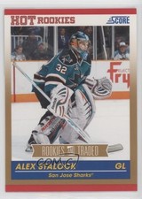 2010-11 Score Rookies & Traded Gold Alex Stalock #625 d4e