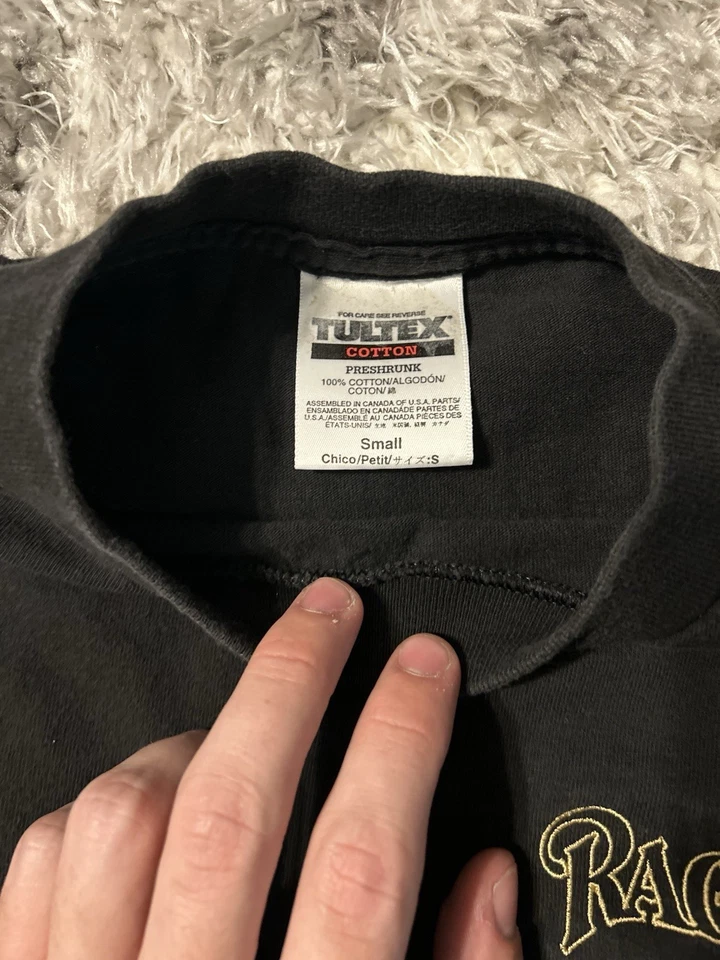 Camiseta Negra Ragtime The Musical Broadway Tultex EE. UU. De Colección S Años 90 Rara Elenco Foto 2 de 4