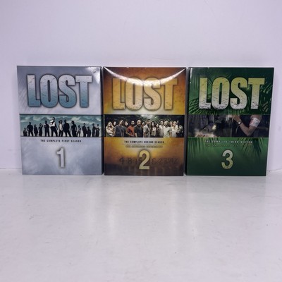 LOST Complete Seasons 1 2 3 TV Series DVD Box Set Lot Seasons 1-3
