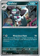 Pokemon Grafaiai (92/189) Mega Evolution NM REVERSE HOLO