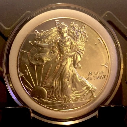 2015 American Silver Eagle BU Uncirculated Coin 1 Oz Fine Silver