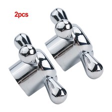 2Pcs  Alloy Tap Handle Replacement Set Universal Fit for Kitchen Bathroom