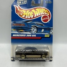 Hot Wheels Mercedes 380 SEL Black NIB Collector 889