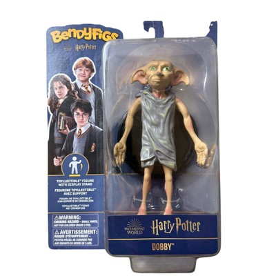 Dobby Harry Potter Action Figure BendyFigs Noble Collection Display Stand New