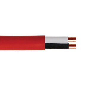 1000' 14/2 Solid FPLP Fire Alarm Cable Unshielded Plenum Rated Wire