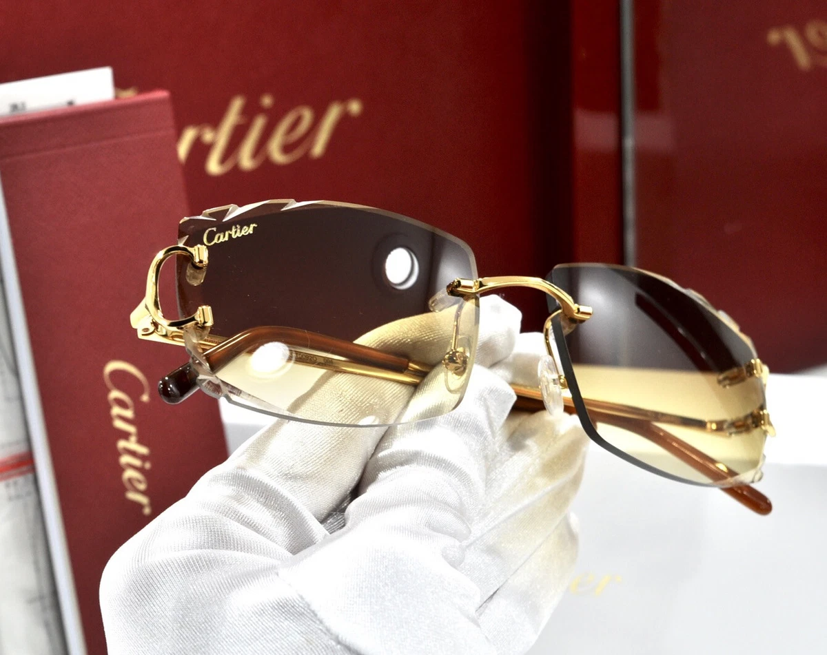 Cartier Diamond Frame Glasses | manonthelam.com