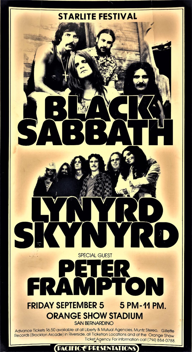 Black Sabbath CONCERT POSTER 12