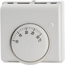 Wandthermostat Manuel Aufputz Temperaturregler Raumthermostat mit Knopf 10A 230V