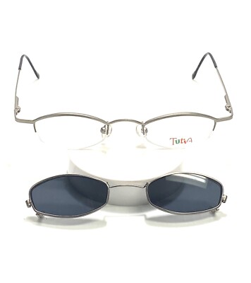 New w/o Tags, Kids Tutia MOD 4692 Eyeglass Frame42[]20-125 Color Grey w/ clip on