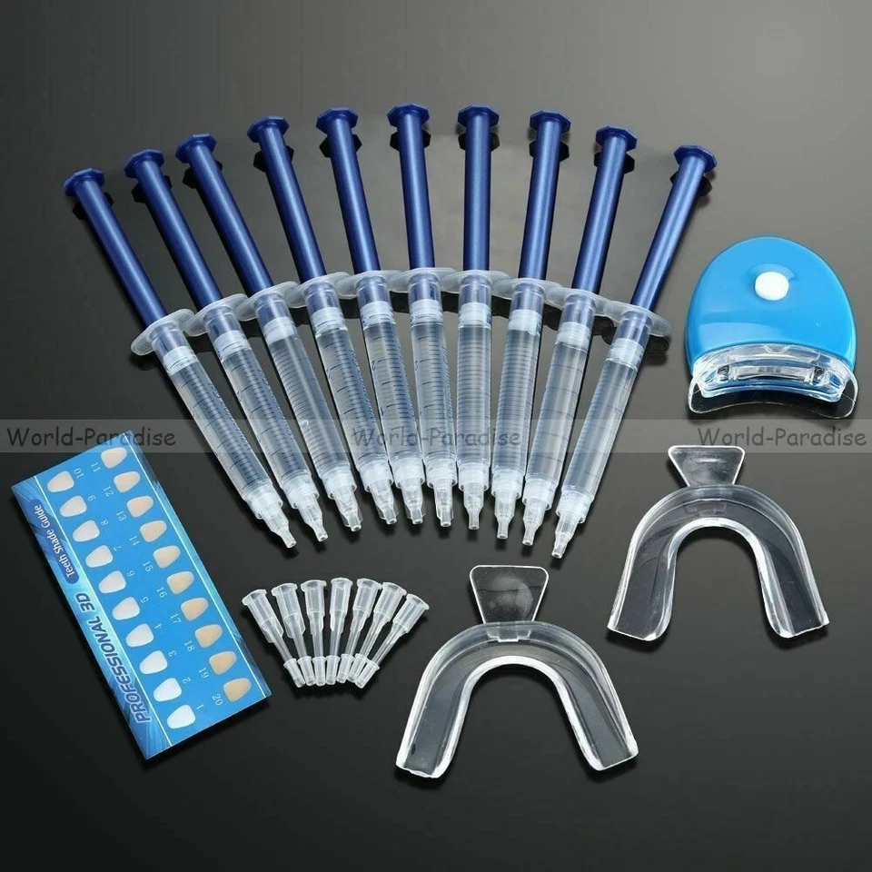 Kit blanchiment dentaire PROFESSIONNEL dent blanche Teeth whitening led PRO GTA - Photo 3/4