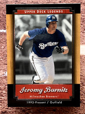 2001 Upper Deck Legends Jeromy Burnitz #53 Milwaukee Brewers