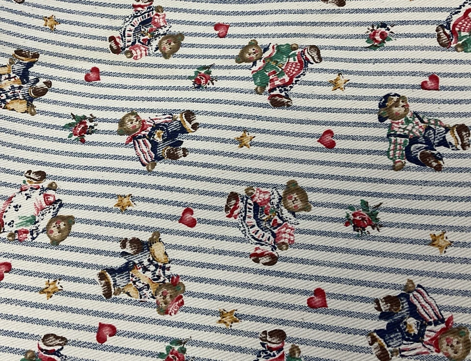 VTG Beloved Bears by Marcus Bros Textiles Single Very Hard to Find BTHY 44”x9’ - Image 3 of 4