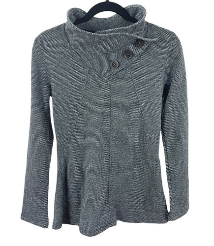 Ebba Sweater Gray Recycled Wool Blend 
