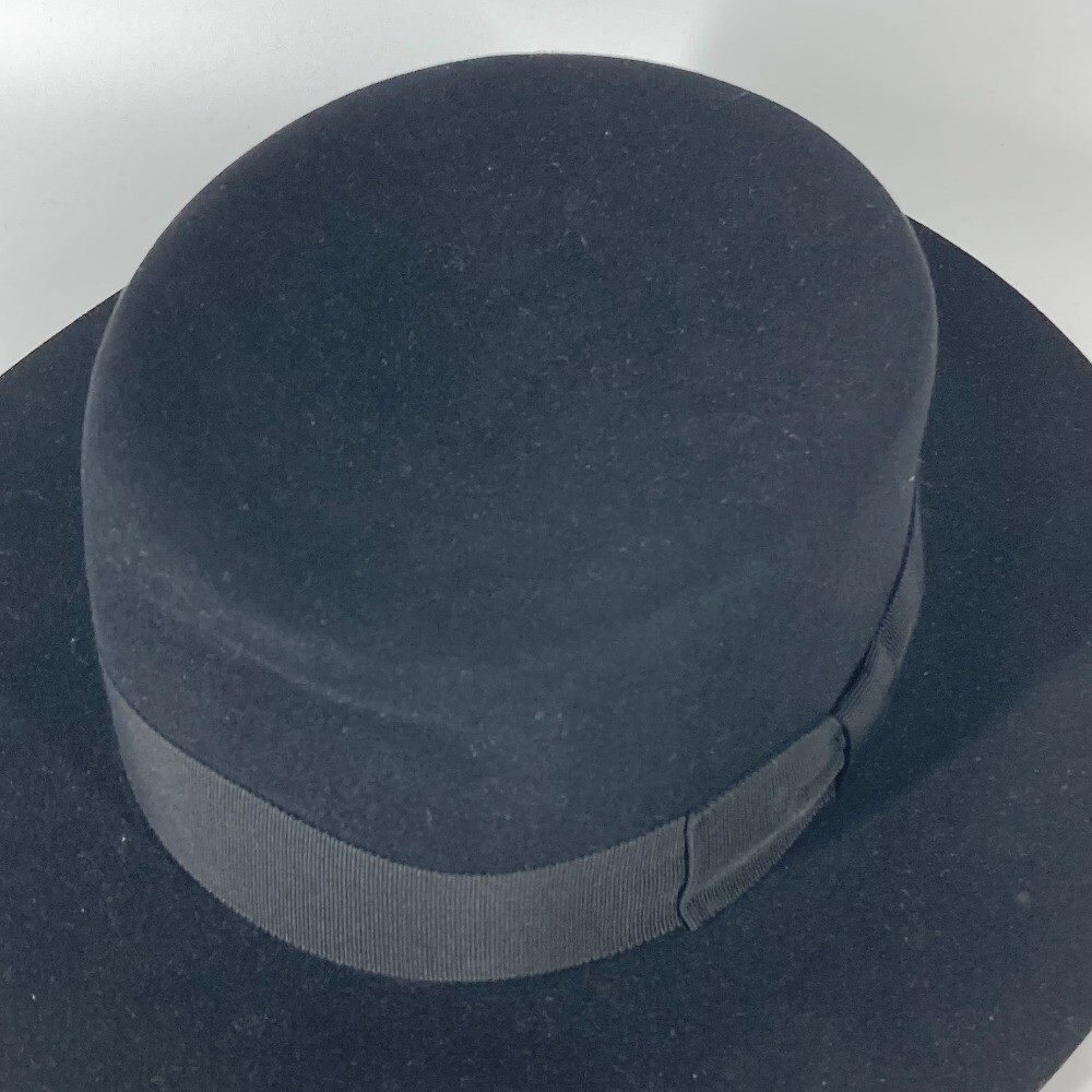 SAINT LAURENT PARIS 396794 Felt hat felt Black Unused | eBay