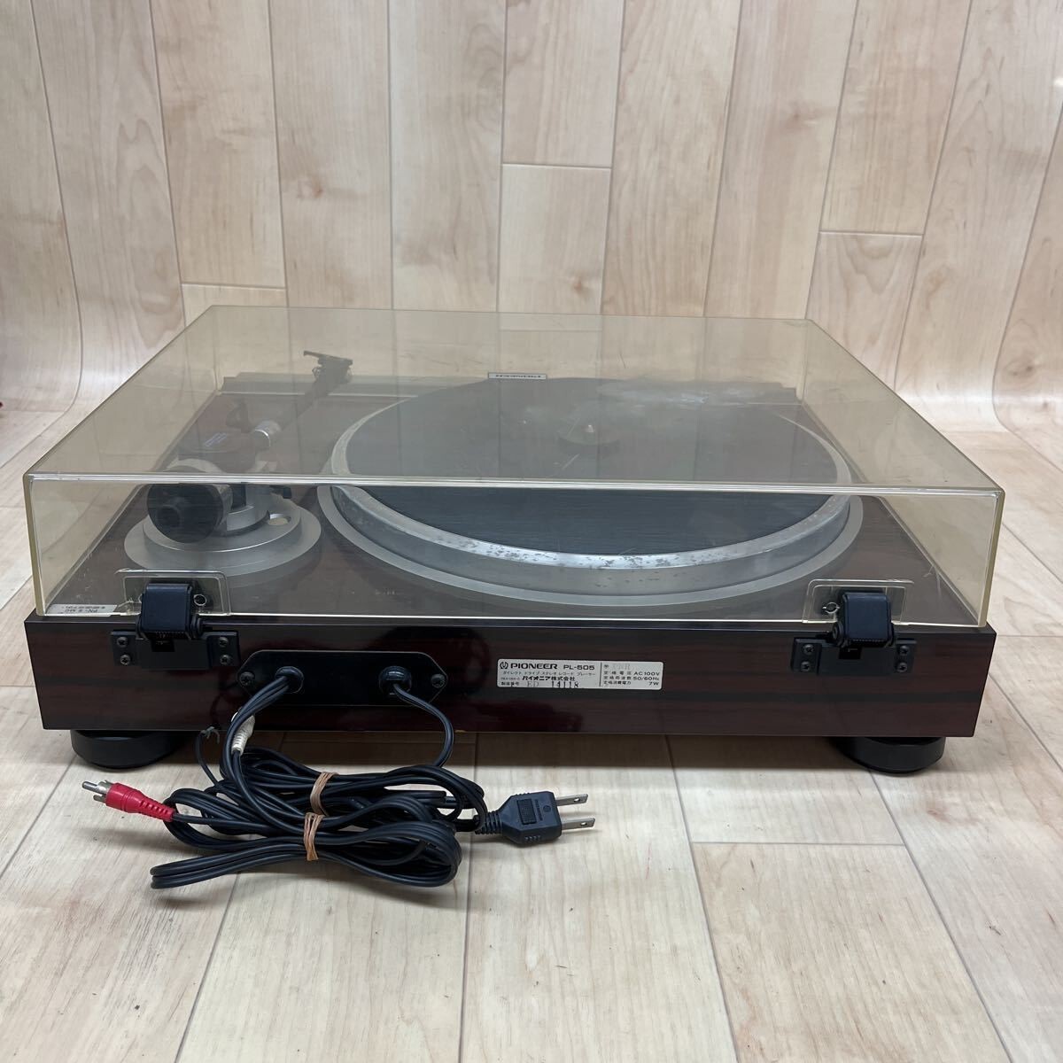 Pioneer PL-505 Full-Automatic Direct Drive Turntable Record