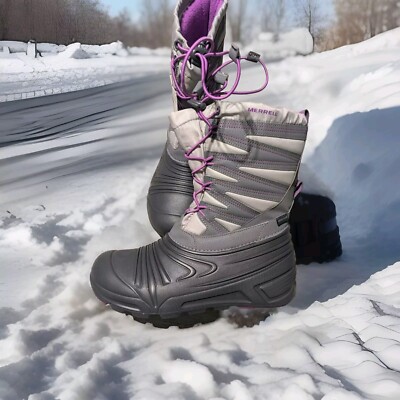Merrell Snow Quest Waterproof RATED -35F Winter Boot Womens 6.5 Kids 6 EU 37
