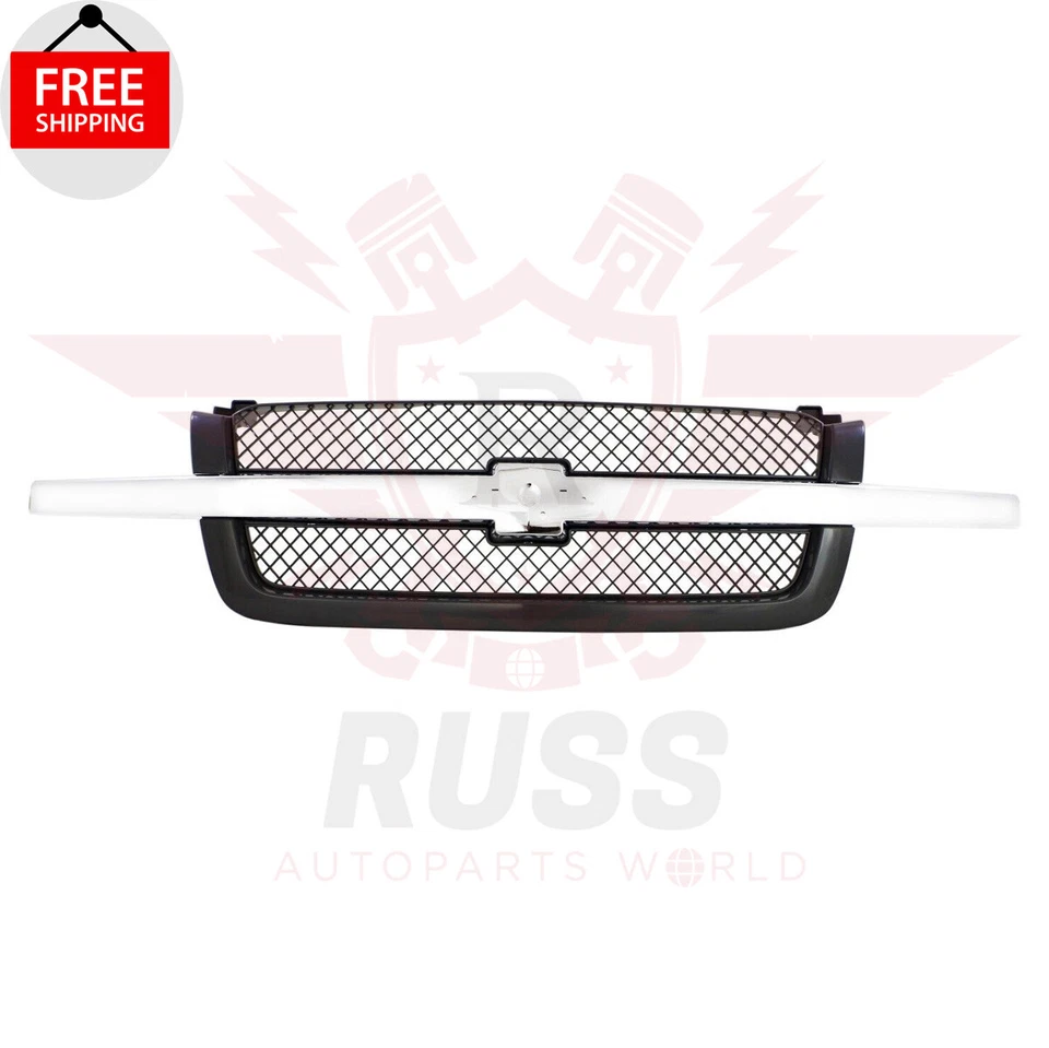 Fits 2003-2006 Chevrolet Silverado 1500 Grille Park Signal Light Headlight 5PC - Изображение 4 из 4