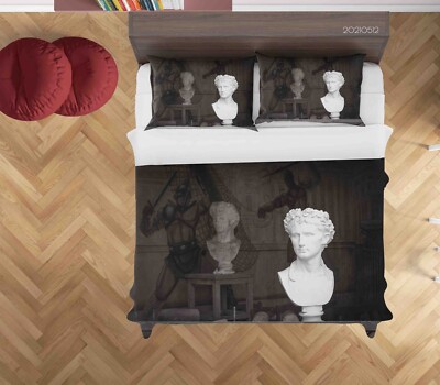 3D Statue Art Modern Quilt Cover Set Bettwäsche Sets Kissenbezüge 64