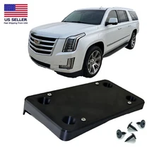 Front Bumper License Plate Holder Mounting Bracket for Cadillac Escalade 2015-20