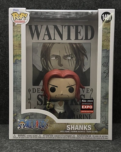 Funko Pop! One Piece Shanks with Wanted Poster #1401 2024 Expo Limited Edition