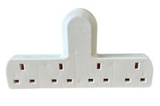 ONE PACK 4 Gang Plug Adapter Extension Multi Plug  13a Mains
