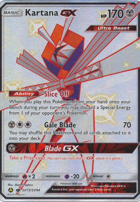 Kartana GX - SV73/SV94 - Shiny Ultra Rare