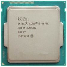 Intel Core i5-4670K CPU Quad-Core 3.4GHz 6M SR14A LGA1150 84W Processor