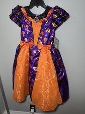 NWT Disney Store Girls Minnie Mouse Witch Halloween Costume Dress 9/10