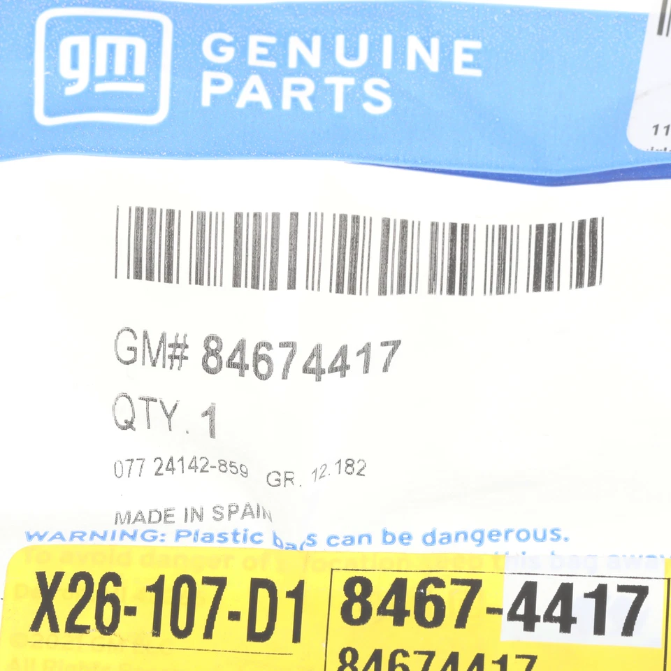 OEM NUEVO Buick Cadillac Chevrolet Tapa Cubierta Trasera Flex Combustible Emblema Insignia 84674417 Foto 4 de 4