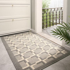 Door Mat, Indoor Outdoor Door Mats, Non-Slip, Dirt Resist, Low-Profile Entrance