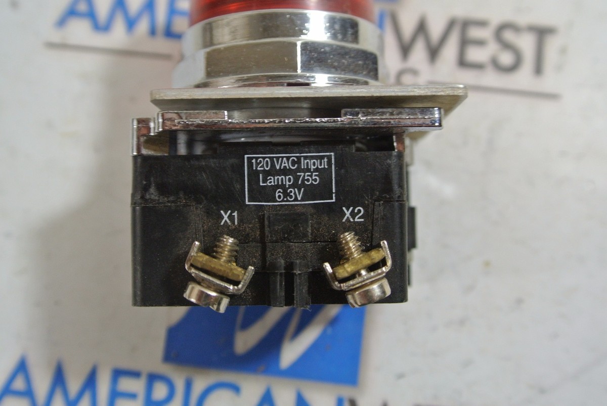 Cutler Hammer 10250T-91000T Red Pilot Light 120 VAC LOT OF 3 | eBay