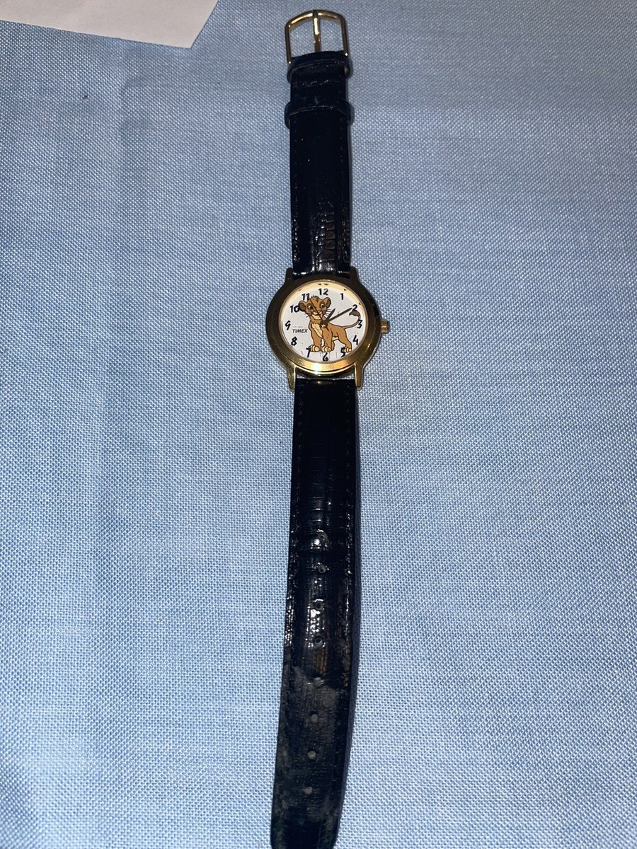 Vintage Disney Lion King Simba Timex Wrist Watch Braided  display picture 3