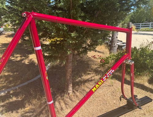 Masi Gran Criterium MC64 Frameset Vintage circa 1976 Carlsbad California = BURG