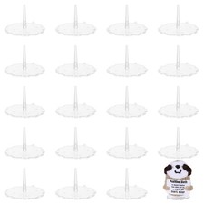 20 Pcs Bloom Crochet Doll Stands, Knitted Doll Display Holder for Positive Cr...