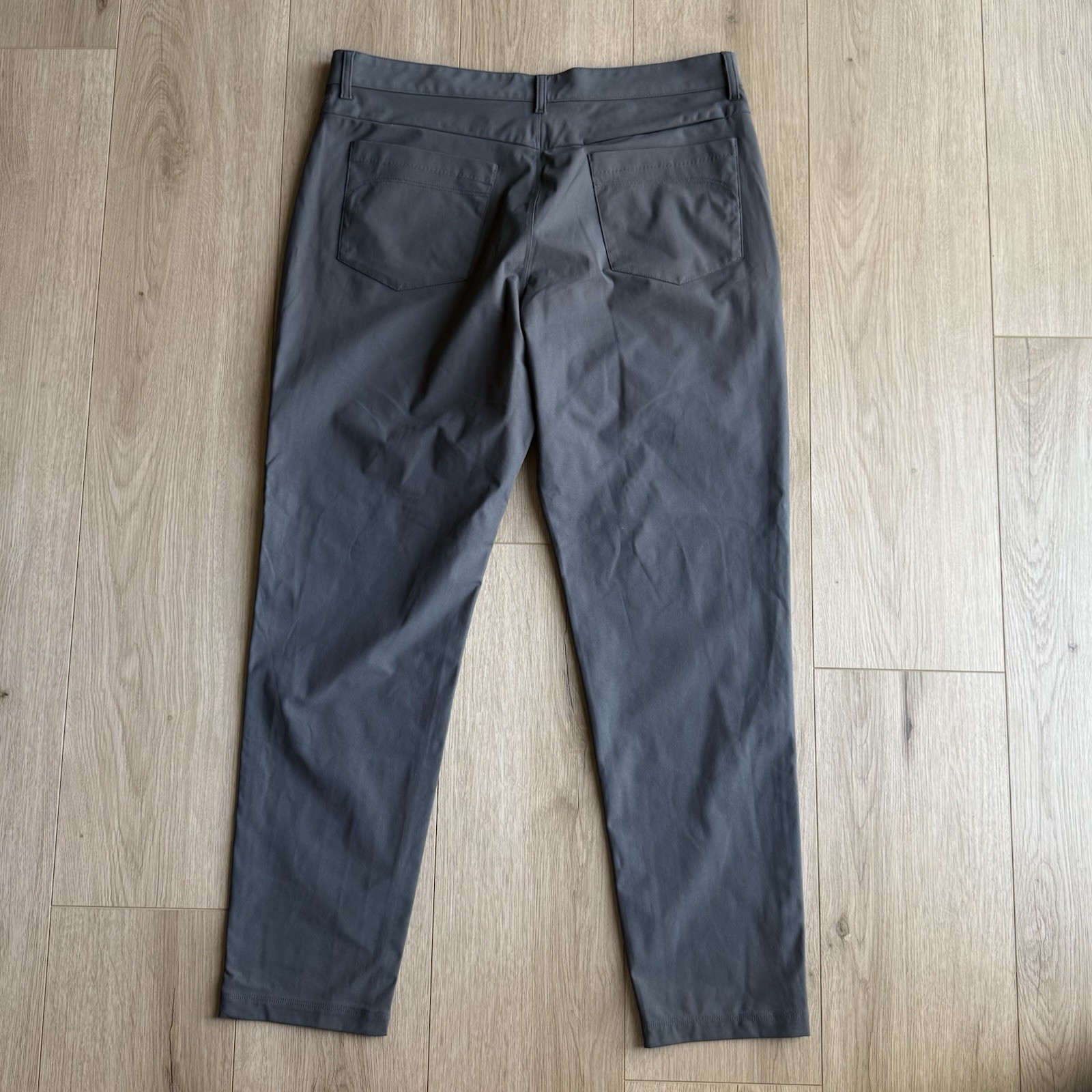 Fabletics Men Gray Performance Stretch Pants Size… - image 6