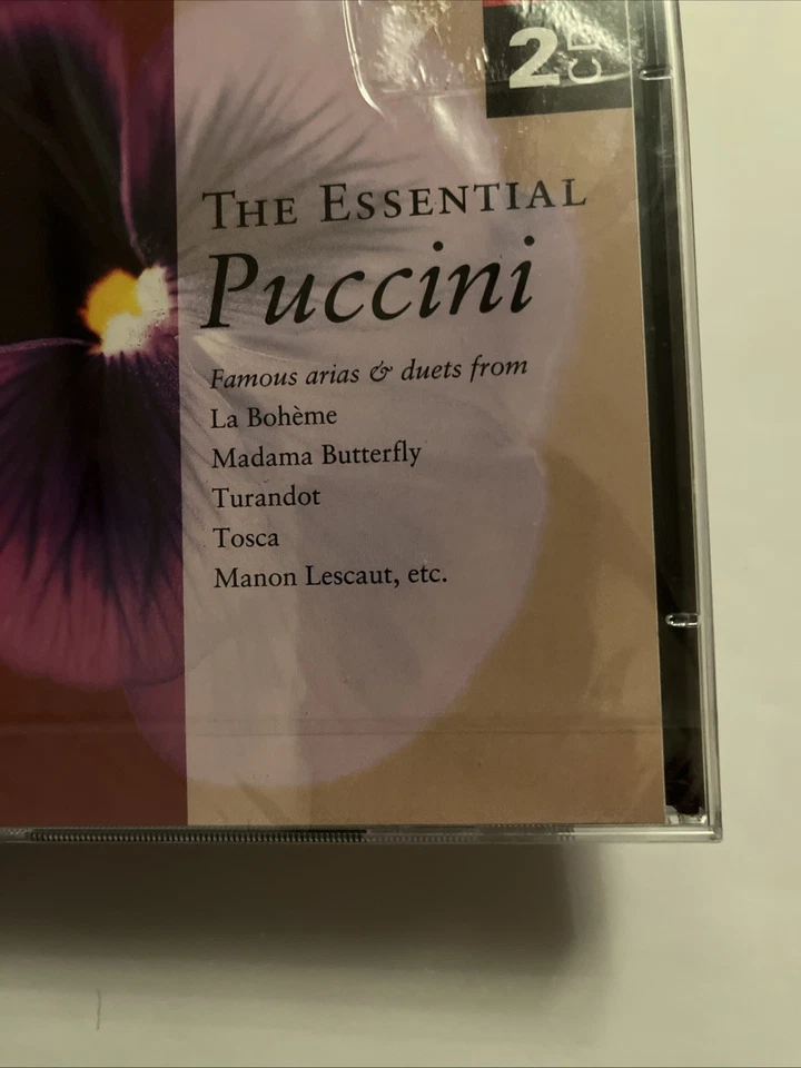 Essential Puccini - 2 x CD. DECCA. 1995. Ex Display. Still Sealed. - Image 4 of 4